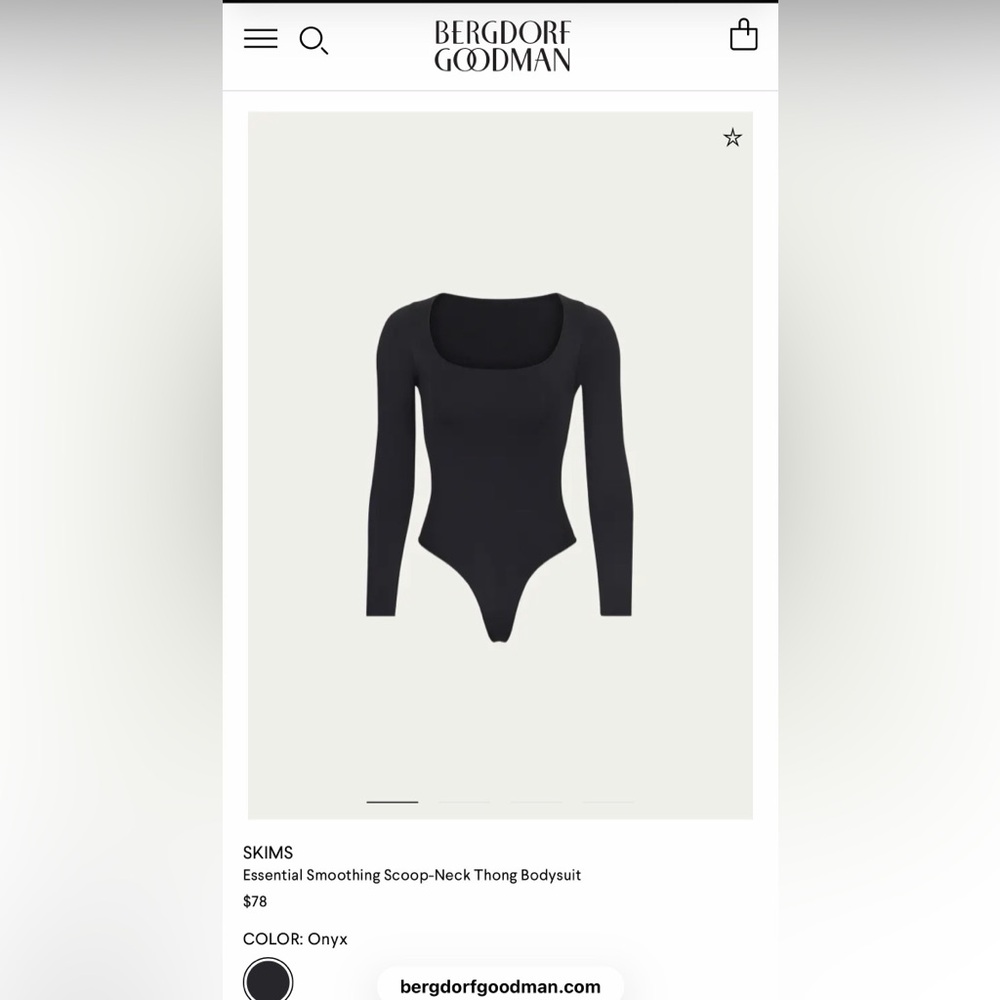 NWT skims fits everybody scoop neck bodysuit